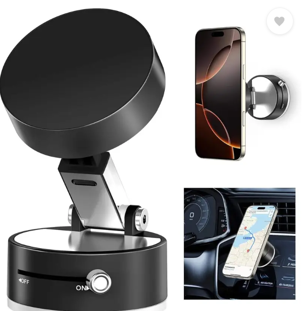Vacuum Magnetic Suction Phone Holder